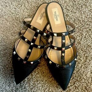Valentino Rock Stud Mules